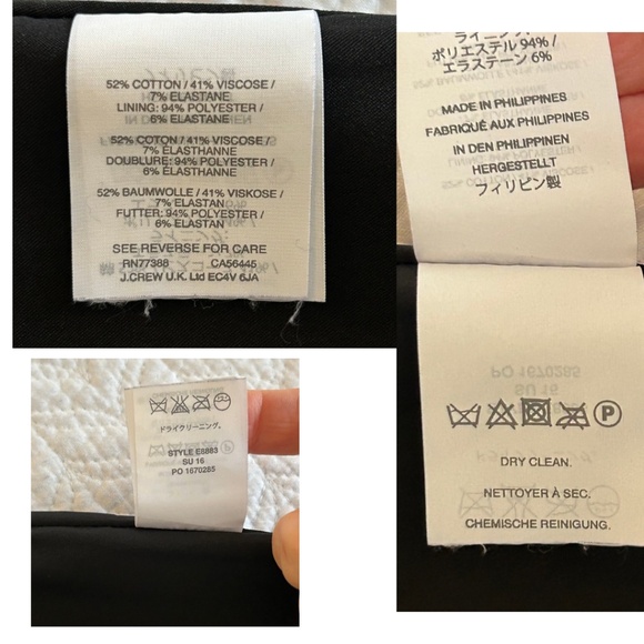 J.Crew No.2 Pencil Skirt in Stretch Cotton Blend Black Size 4 (fits like Size 6) - Picture 10 of 12